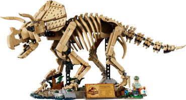 Lego commercialise un nouveau fossile de tricératops en précommande