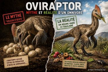 Oviraptor : mythe et réalité d’un dinosaure omnivore