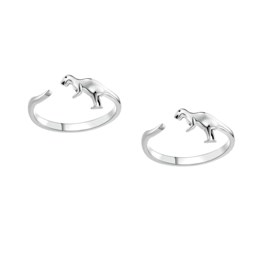 Lot 2 Bagues Dinosaures Argent S925