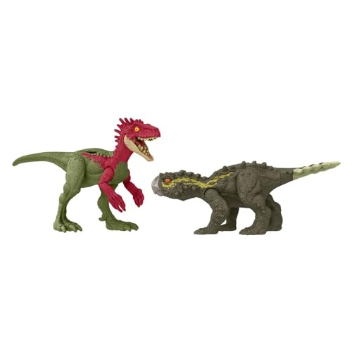 Jurassic World Epic Evolution Danger Pack Eoraptor vs Stegou