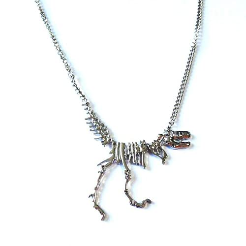 XIGAWAY Collier tendance en métal avec pendentif squelette d