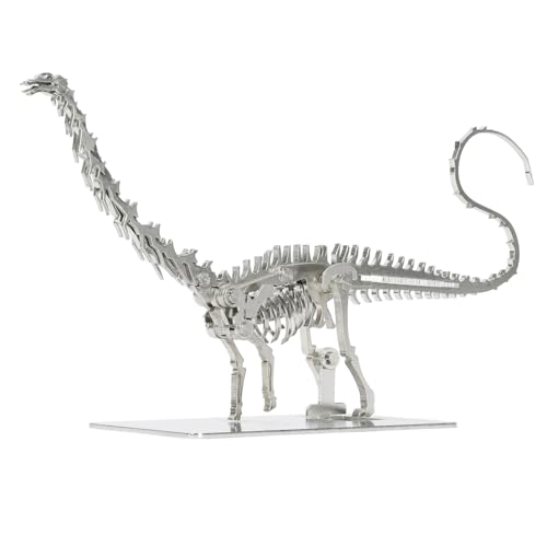 Kolotesame Maquette 3D Métal Diplodocus à Assembler - Casse-