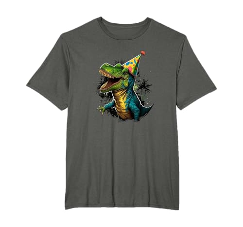 Fête danniversaire dinosaure adulte T-Shirt