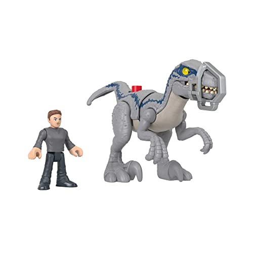 Fisher-Price Imaginext Coffret Jurassic World Blue en Fuite 
