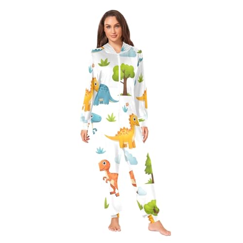 Combinaison Pyjama Dinosaures Chaude
