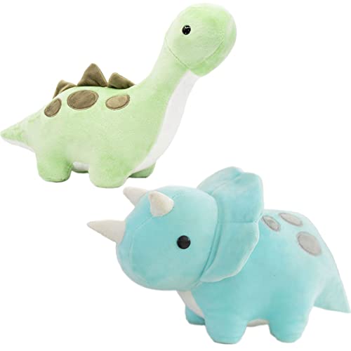 2pcs Dinosaures Jouet en Peluche, 30/50cm Mignonne Animale e