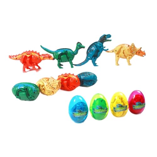Amagogo 12 œufs géants de Dinosaures déformables pour Pâques