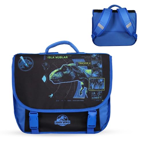 Bagtrotter - Cartable 38 cm - Jurassic World Noir et Bleu - 