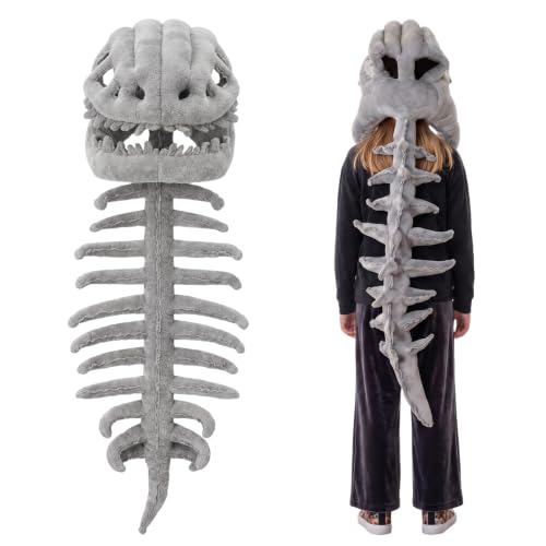 OPEIXSAYKOC Costume de Squelette Dinosaure, Spinesaurus Plus