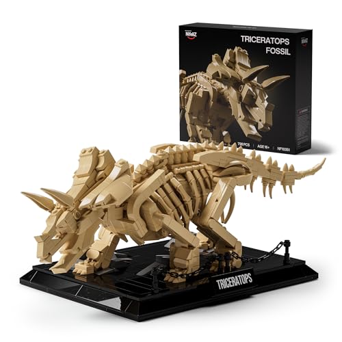 Nifeliz Maquette de Fossile Triceratops, Kit de Construction