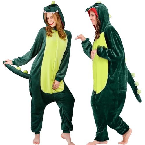 Costume de dinosaure pour adulte - Combinaison une pièce - P