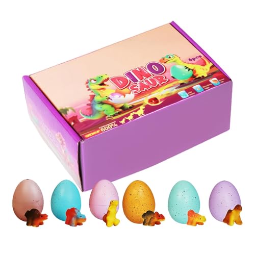Generisch Lot de 6 œufs de dinosaures à éclore dans leau - J