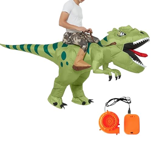 Ylnailky Costume Dinosaure Gonflable Adulte, Déguisement Hal