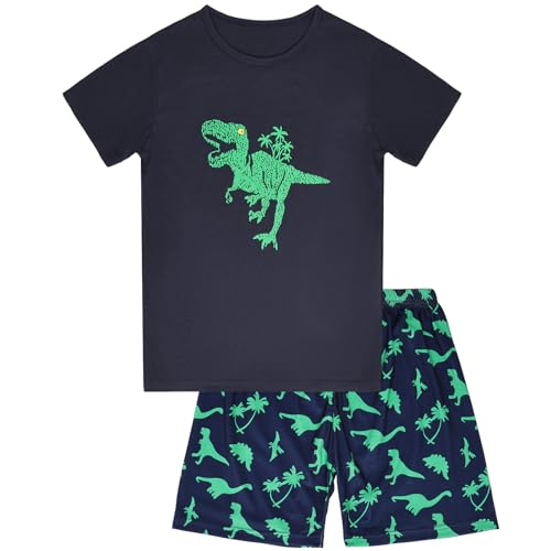 Pyjama Court Garçon Dinosaures Été
