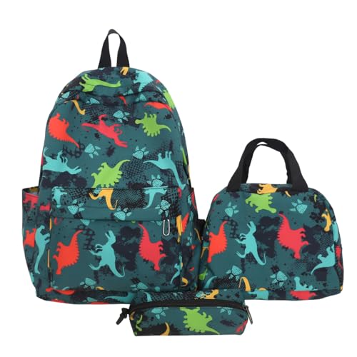 Sac à Dos Scolaire Dinosaure 3 pièces