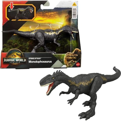 Jurassic World Figurine Rebirth Strike Attack Monolophosauru