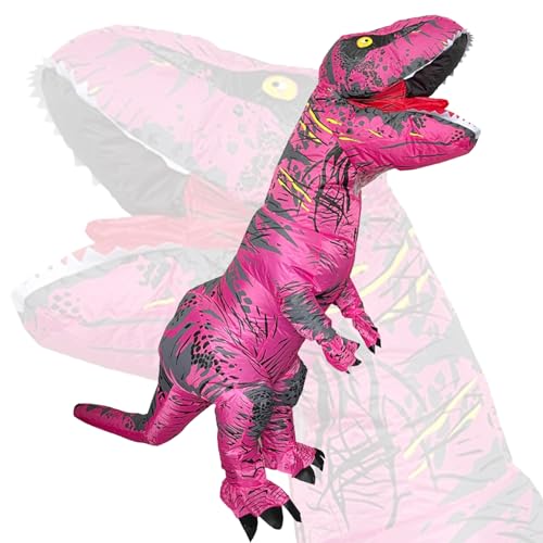 Costume Dinosaure Gonflable T-Rex Rose