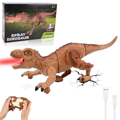 GuKKK Dinosaure Télécommandé Vélociraptor Réaliste, Jouet Di