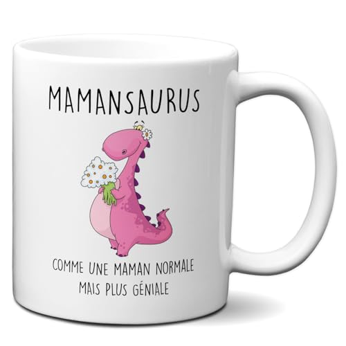 LEsprit Des Anges Tasse Mug Cadeau Maman Dinosaure- Mamansau