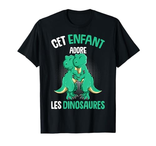 Cet Enfant Adore Les Dinosaures Garçons T-Shirt