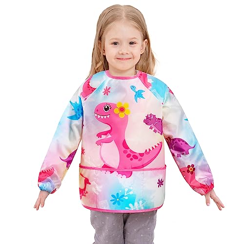 Tablier Peinture Enfant Imperméable Dino