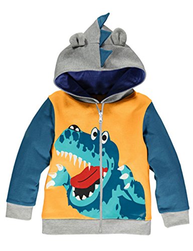 LitBud Enfants Garçons sweat à capuche pour tout-petits Dino