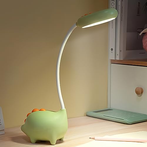 Fivtsme Lampe de Bureau LED Enfant, Lampe de Bureau Dinosaur