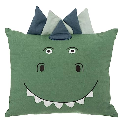 Coussin Dinosaure Vert 40x40 cm