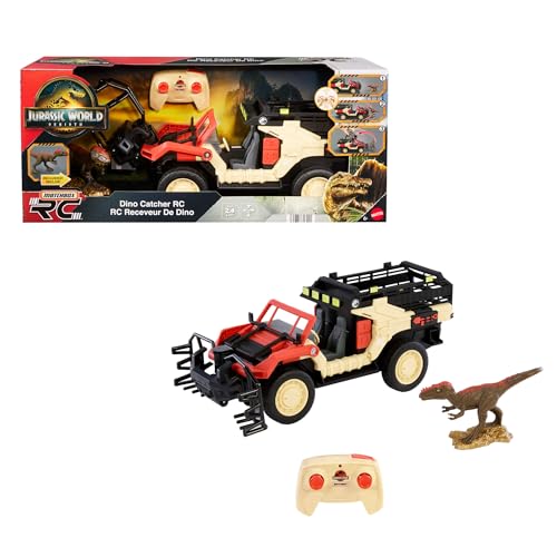 Matchbox Véhicule télécommandé Chasseur de Dinos Jurassic Wo