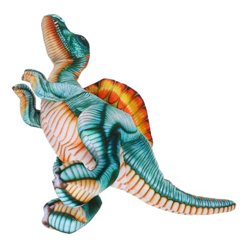 CIYODO Peluche Dinosaure réaliste : Oreiller en Peluche Spin