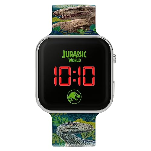Jurassic World Montre Quartz Numérique Garçon Bracelet Plast
