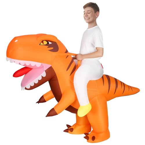 Alaoo Déguisement Gonflable Dinosaure, Costume Dinosaure Enf