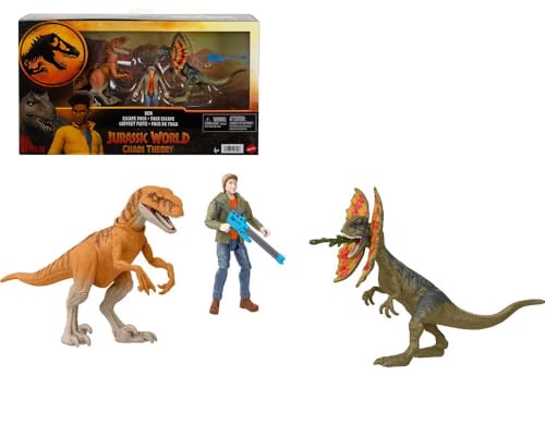 Jurassic World Chaos Theory Ben Escape Pack de figurines 9,5
