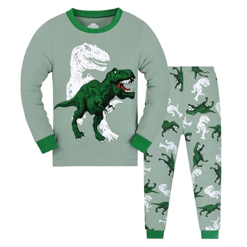 Pyjama Dinosaure Coton Garçon 5-6 ans