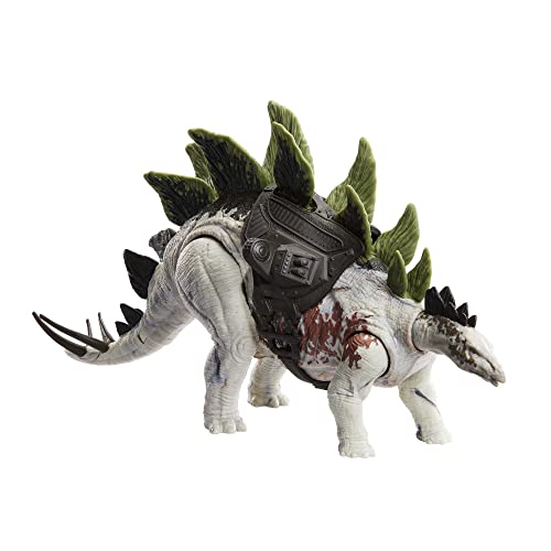 Mattel Jurassic World Figurine articulée Stégosaure Méga Act