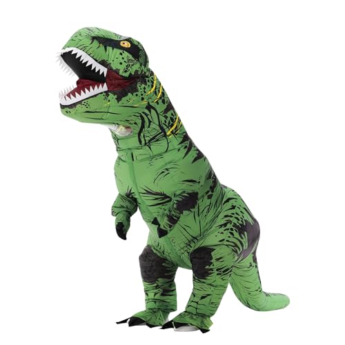 Poptrend Costume gonflable de dinosaure pour adultes et enfa