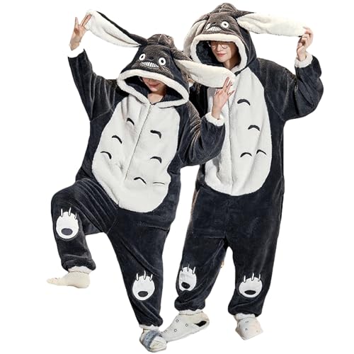 HULG Combinaison Adulte, Costume danimal, Unisexe, en Peluch