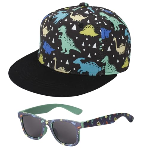 HTTDSLF Enfants Casquette de Baseball et Lunettes de Soleil,