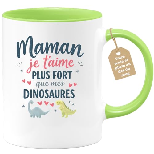 quotedazur Café-Croissant - Mug Personnalisé Maman Texte Pho