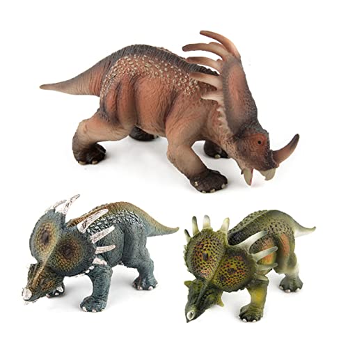 SUPVOX Jouets Dinosaures Plastique Modèle De Styracosaure Ca