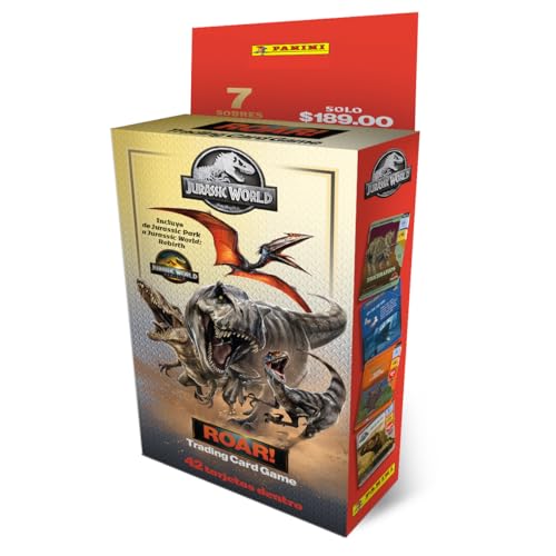 Panini Jurassic World 4 Trading Cards Game Blister 3 Pochett