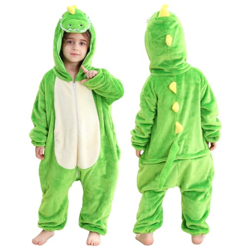 Pyjama Dinosaure Vert Enfant 3-4 ans