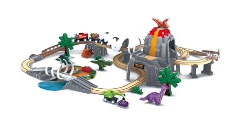 Hape Circuit Dino Adventure - Aventure Préhistorique pour En