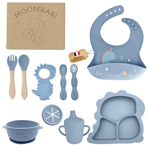 Set Repas Bébé 10 Pièces Silicone