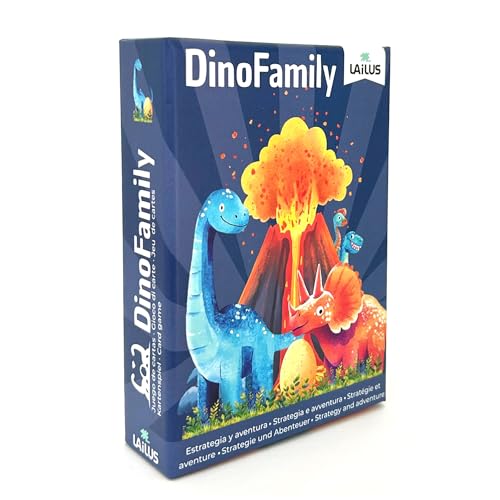 Lailus DinoFamily - Jeu de société Enfants - Jeux de Dinosau