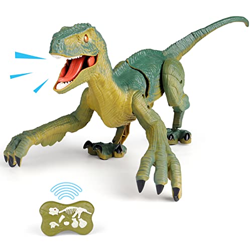 PREBOX Dinosaure Jouet RC – Dinosaure Télécommandé Enfant Él
