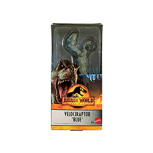 Figurine Velociraptor Dinosaure Bleue