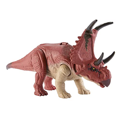 JURASSIC WORLD Figurine articulée Diabloceratops Rugissement