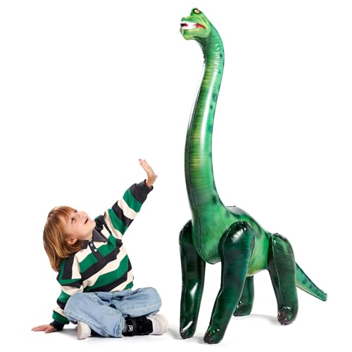 JOYIN 129 cm Jouet Gonflable de Dinosaure Brachiosaurus pour