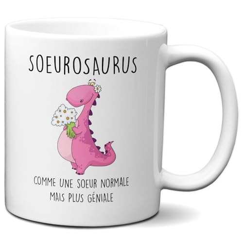LEsprit Des Anges Tasse Mug Cadeau Soeur Dinosaure- Soeurosa